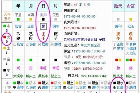 五行八字命盤|生辰八字算命、五行喜用神查詢（免費測算）